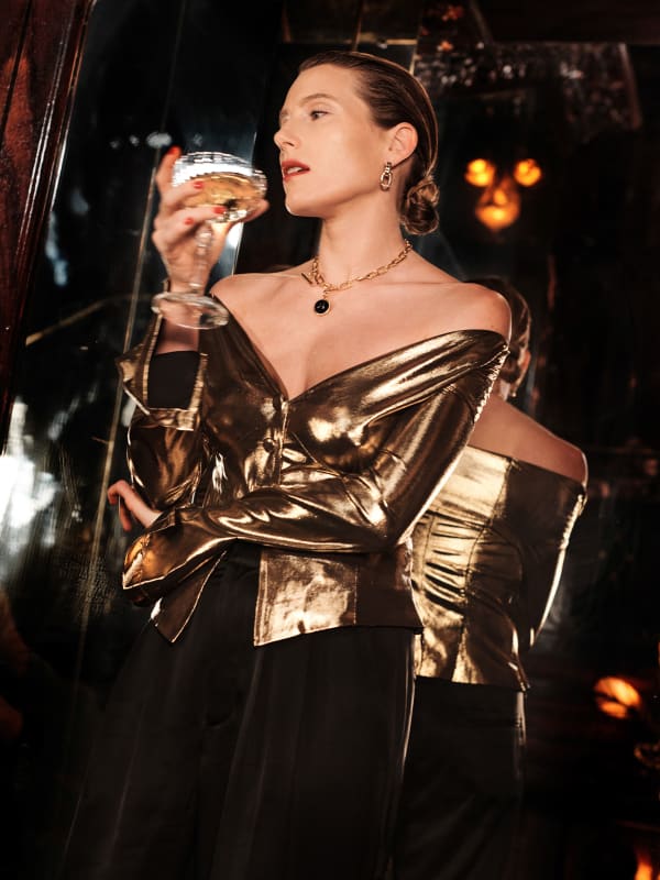 Irina Top - Gold